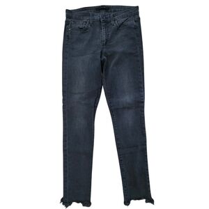 Joe's Women's Black Skinny Ankle Distressed Jeans Size 27